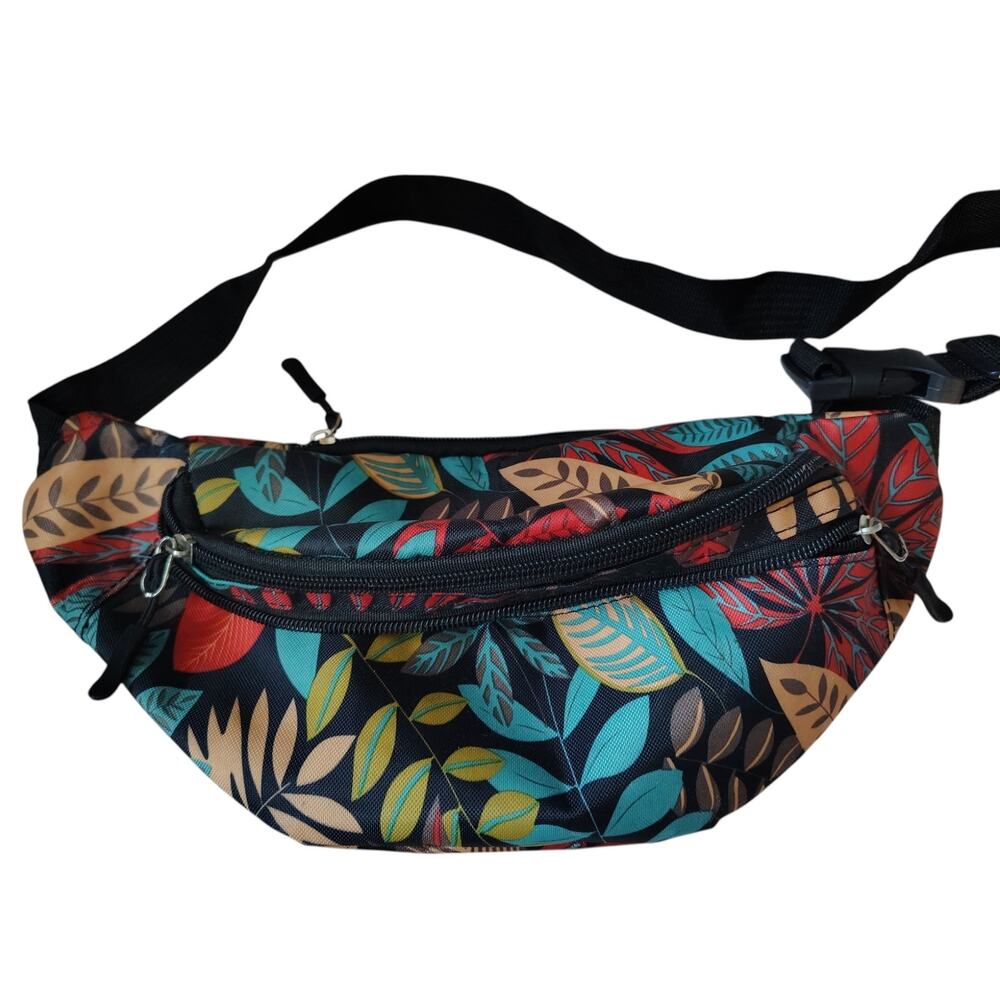 Hadley Wren Tropical Belt Bag Black Multi color OS